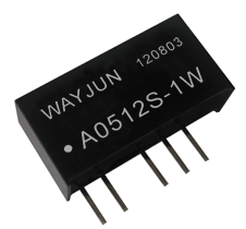 Fixed input,Unregulated Dual output,1W A series