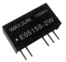 Fixed input,Unregulated Dual output,3000V isolated E series 2W