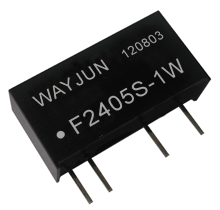 Fixed input,Unregulated Single output,3000V isolated F series 1W