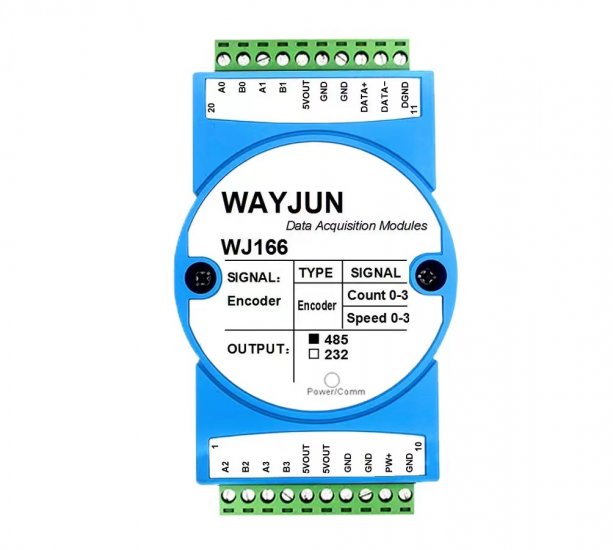 Magnetic grating encoder 5MHz high-speed pulse signal to RS485