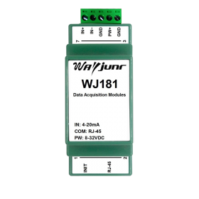 Analog signal to network Modbus TCP and MQTT data acquisition